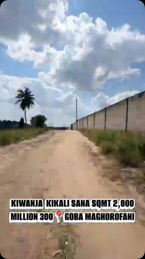 Plot for sale in Goba Maghorofani, Dar Es Salaam sqm 2000