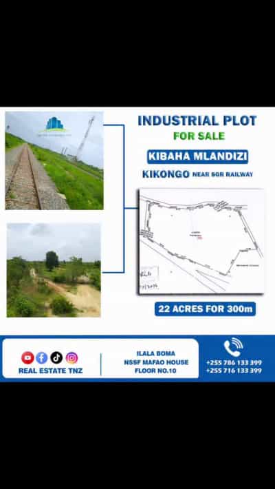Industrial Plot for Sale in Kibaha Mlandizi Kikongo, Pwani (22 acre)