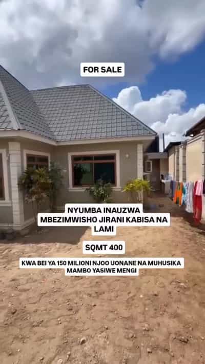 Nyumba ya vyumba vinne inauzwa Mbezi Mwisho, Dar Es Salaam (400 sqm)