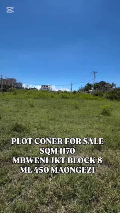 Kiwanja kinauzwa Mbweni Block 8, Dar Es Salaam (1170 sqm)
