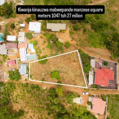 Kiwanja kinauzwa Mabwepande, Dar Es Salaam (1047 sqm)