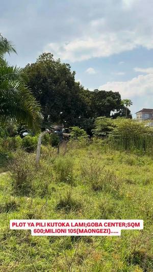 Residential Plot for Sale in Goba Center, Dar Es Salaam (600 sqm)
