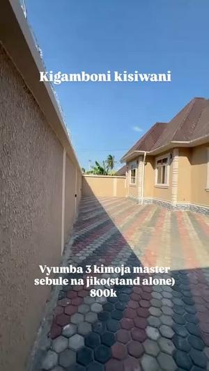 Nyumba ya vyumba vitatu inapangishwa Kigamboni Kisiwani, Dar Es Salaam Nyumba ya vyumba vitatu inapangishwa Kigamboni Kisiwani, Dar Es Salaam