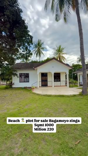 Kiwanja kinauzwa Zinga, Pwani sqm 1000 Kiwanja kinauzwa Zinga, Pwani sqm 1000