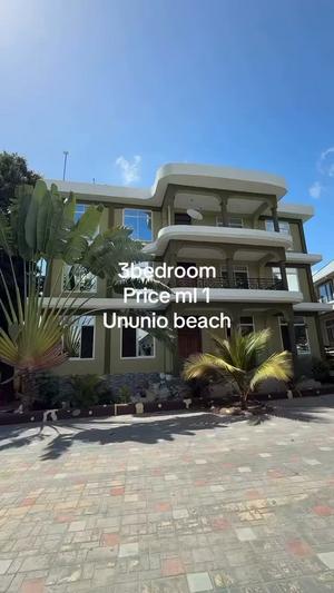 Apartment ya vyumba vitatu inapangishwa Ununio Beach, Dar Es Salaam Apartment ya vyumba vitatu inapangishwa Ununio Beach, Dar Es Salaam