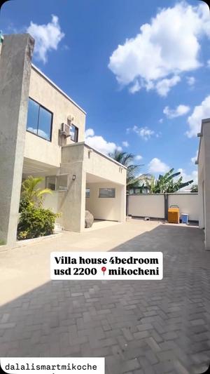 Nyumba ya vyumba vinne inapangishwa Mikocheni, Dar Es Salaam
