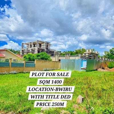 Kiwanja kinauzwa Bwiru, Mwanza sqm 1400