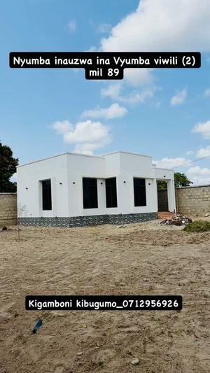 Nyumba ya vyumba viwili inauzwa Kibugumo Kigamboni, Dar Es Salaam (100 sqm) Nyumba ya vyumba viwili inauzwa Kibugumo Kigamboni, Dar Es Salaam (100 sqm)