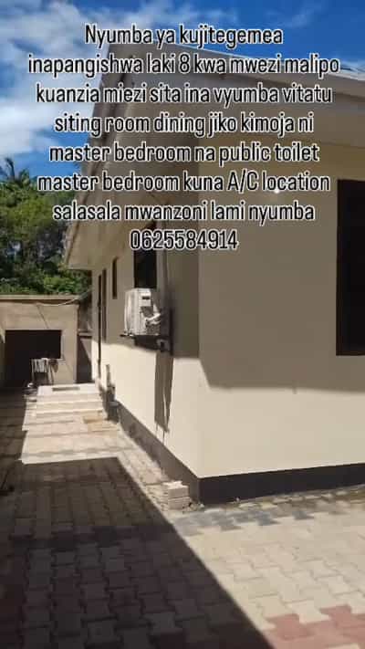 Nyumba ya vyumba vitatu inapangishwa Salasala, Dar Es Salaam