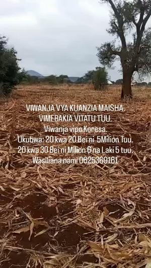 Residential Plots for Sale in Koresa, Kilimanjaro (400 sqm) Residential Plots for Sale in Koresa, Kilimanjaro (400 sqm)