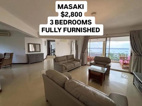 Nyumba (Furnished) ya vyumba vitatu inapangishwa Masaki, Dar Es Salaam