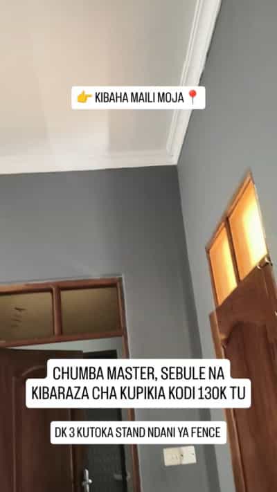 Nyumba ya chumba kimoja inapangishwa Kibaha Maili Moja, Pwani