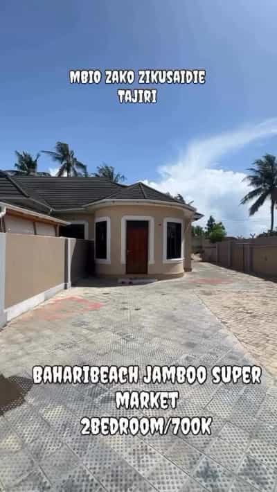 Nyumba ya vyumba viwili inapangishwa Bahari Beach, Dar Es Salaam