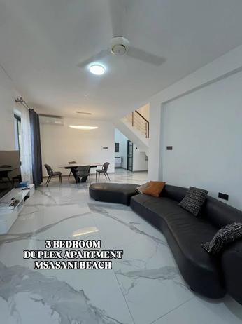 Apartment (Furnished) ya vyumba vitatu inapangishwa Msasani Beach, Dar Es Salaam