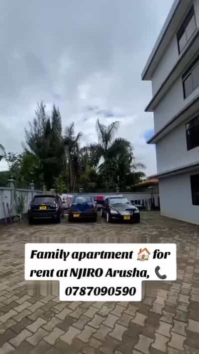 Apartment ya vyumba viwili inapangishwa Njiro, Arusha