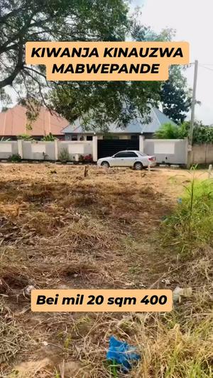 Residential Plot for Sale in Bunju Mapinga, Dar Es Salaam (400 sqm) Residential Plot for Sale in Bunju Mapinga, Dar Es Salaam (400 sqm)