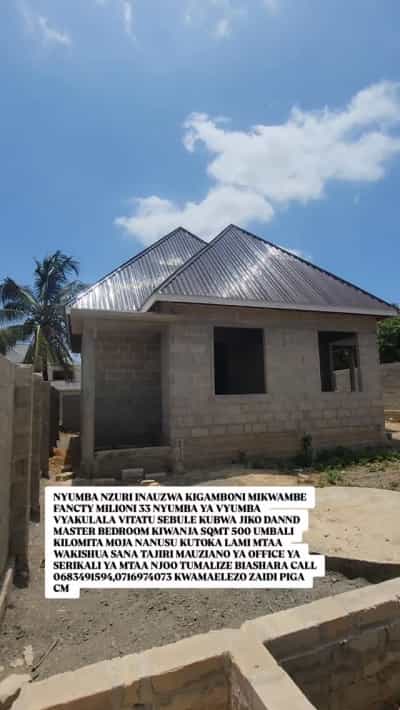 Nyumba ya vyumba vitatu inauzwa Kigamboni Mikwambe, Dar Es Salaam (500 sqm) Nyumba ya vyumba vitatu inauzwa Kigamboni Mikwambe, Dar Es Salaam (500 sqm)