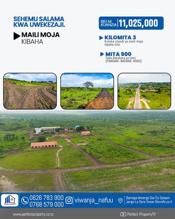 Viwanja vinauzwa Kibaha Maili Moja, Pwani