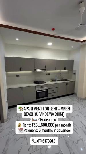 Apartment ya vyumba viwili inapangishwa Mbezi Beach, Dar Es Salaam Apartment ya vyumba viwili inapangishwa Mbezi Beach, Dar Es Salaam