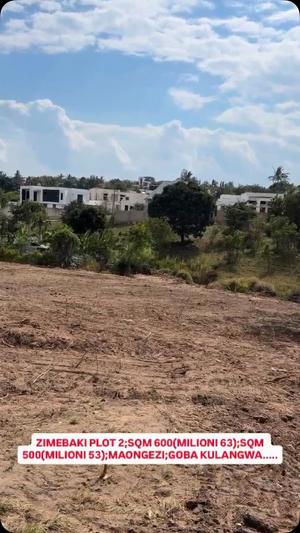 Residential Plot for Sale in Goba Kulangwa, Dar Es Salaam (600 sqm) Residential Plot for Sale in Goba Kulangwa, Dar Es Salaam (600 sqm)