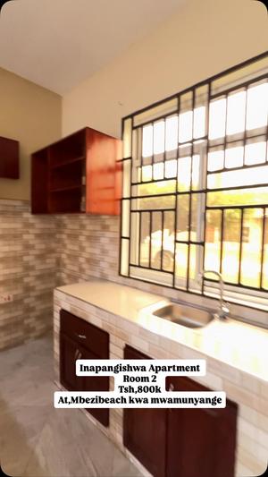 Apartment ya vyumba viwili inapangishwa Mbezi Beach Upande Wa Chini, Dar Es Salaam