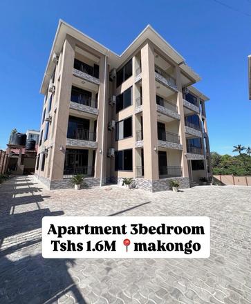 Apartment ya vyumba vitatu inapangishwa Makongo Juu, Dar Es Salaam Apartment ya vyumba vitatu inapangishwa Makongo Juu, Dar Es Salaam
