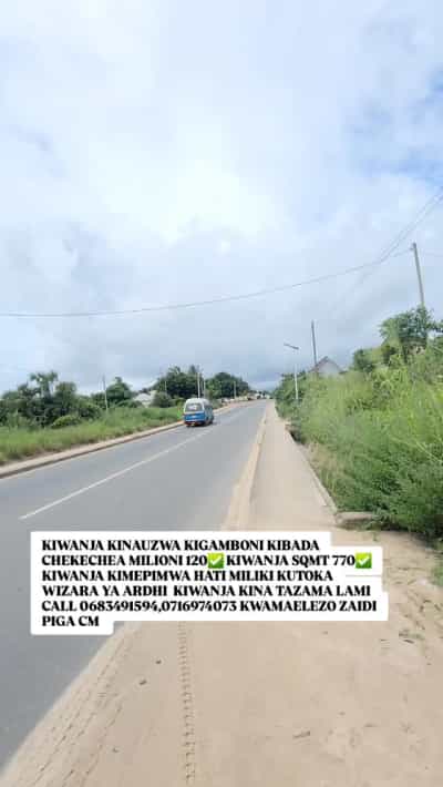 Kiwanja kinauzwa Kibada Chekechea, Dar Es Salaam (770 sqm)