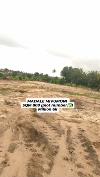 Residential Plot for Sale in Madale Mivumoni, Dar Es Salaam (800 sqm)