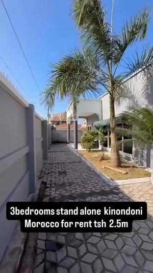 Apartment ya vyumba vitatu inapangishwa Kinondoni Morocco, Dar Es Salaam