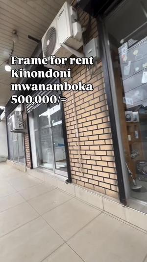 Frame ya Biashara inapangishwa Kinondoni, Dar Es Salaam