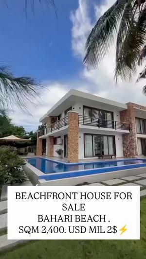 Nyumba ya vyumba vinne inauzwa Bahari Beach, Dar Es Salaam (2400 sqm)