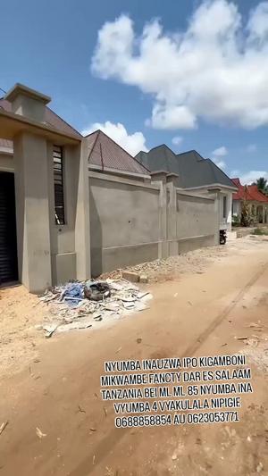 Nyumba ya vyumba vinne inauzwa Kigamboni, Dar Es Salaam (450 sqm)