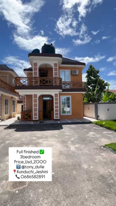 Nyumba ya vyumba vitatu inapangishwa Kunduchi Jeshini, Dar Es Salaam