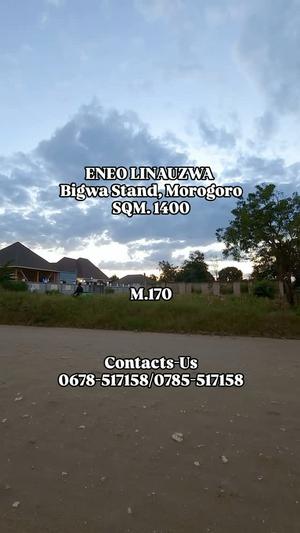 Kiwanja kinauzwa Bigwa Stand, Morogoro sqm 1400 Kiwanja kinauzwa Bigwa Stand, Morogoro sqm 1400