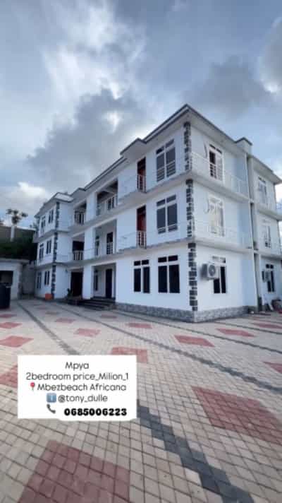 Apartment ya vyumba viwili inapangishwa Mbezi Beach Africana, Dar Es Salaam