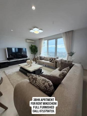 Nyumba/Apartment ya vyumba vitatu inapangishwa Mikocheni, Dar Es Salaam