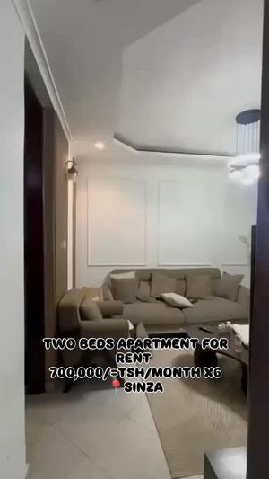 Apartment ya vyumba viwili inapangishwa Sinza, Dar Es Salaam
