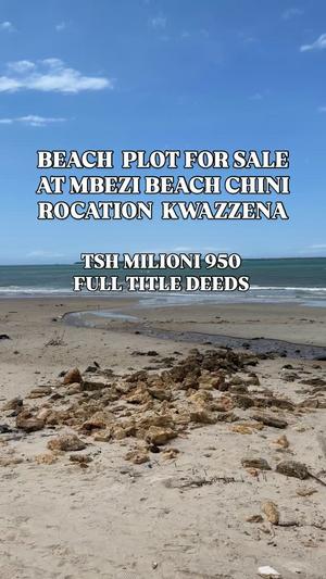 Beach Plot kinauzwa Mbezi Beach Kidimbwi, Dar Es Salaam (1000 sqm) Beach Plot kinauzwa Mbezi Beach Kidimbwi, Dar Es Salaam (1000 sqm)