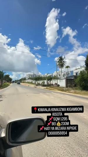Kiwanja kinauzwa Kisota, Dar Es Salaam sqm 1295 Kiwanja kinauzwa Kisota, Dar Es Salaam sqm 1295