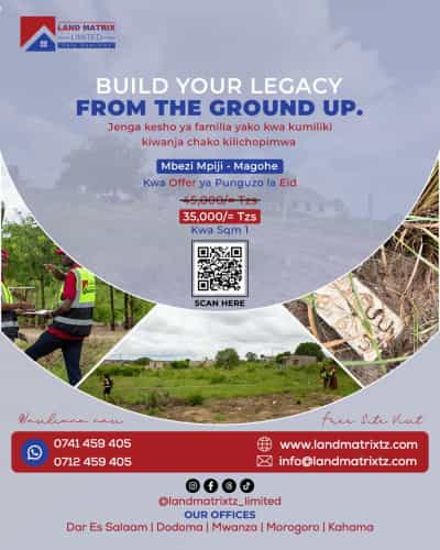 Viwanja vinauzwa Mbezi, Dar Es Salaam Viwanja vinauzwa Mbezi, Dar Es Salaam