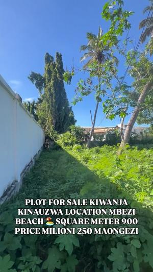 Kiwanja kinauzwa Mbezi Beach, Dar Es Salaam sqm 900 Kiwanja kinauzwa Mbezi Beach, Dar Es Salaam sqm 900