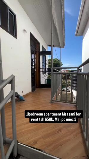Apartment ya chumba kimoja inapangishwa Msasani, Dar Es Salaam