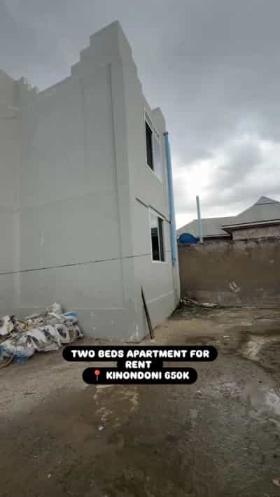 Apartment ya vyumba viwili inapangishwa Kinondoni, Dar Es Salaam