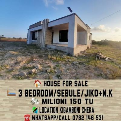 3 Bedrooms House for Sale in Kigamboni Cheka, Dar Es Salaam (1550 sqm) 3 Bedrooms House for Sale in Kigamboni Cheka, Dar Es Salaam (1550 sqm)
