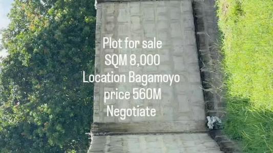 Kiwanja kinauzwa Bagamoyo, Pwani sqm 8000