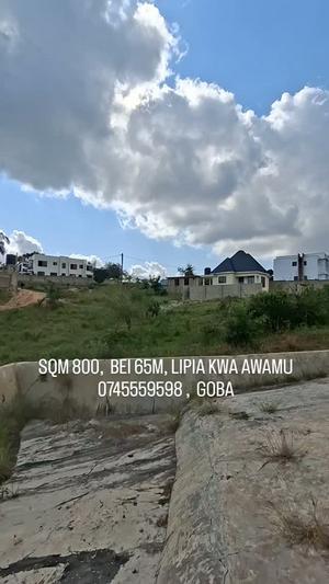Plot for sale in Goba, Dar Es Salaam sqm 800 Plot for sale in Goba, Dar Es Salaam sqm 800