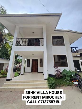 Villa ya vyumba vitatu inapangishwa Mikocheni, Dar Es Salaam