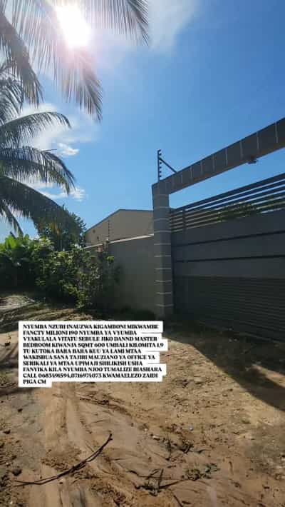 Nyumba ya vyumba vitatu inauzwa Kigamboni Mikwambe, Dar Es Salaam (600 sqm)