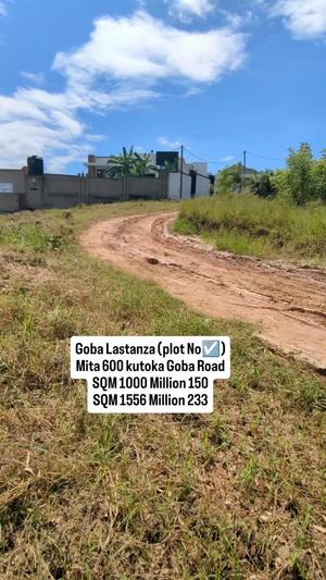 Kiwanja kinauzwa Goba Lastanza, Dar Es Salaam (1000 sqm)