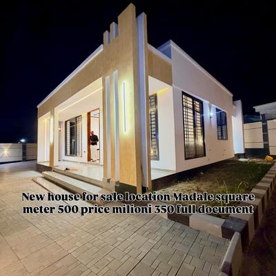 Nyumba ya vyumba vitatu inauzwa Madale Flamingo, Dar Es Salaam (500 sqm)